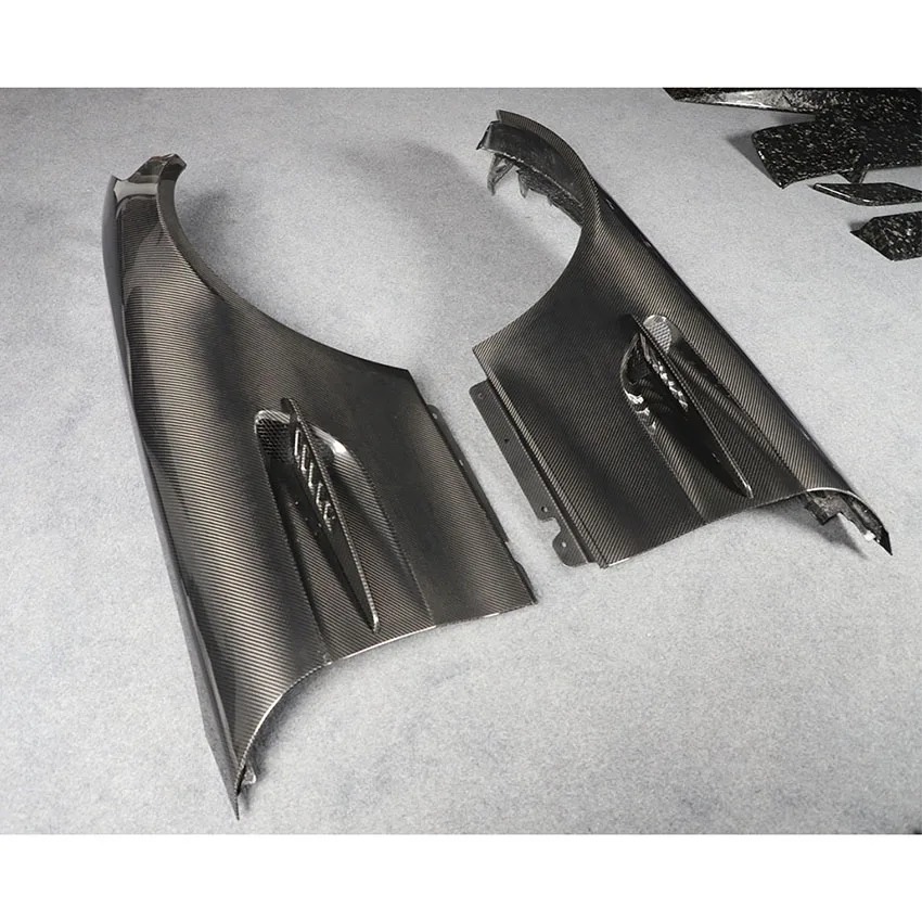 Upgrade Car Parts GTR Style Dry Carbon Fiber Fender Flares For GT GTS Body Kit